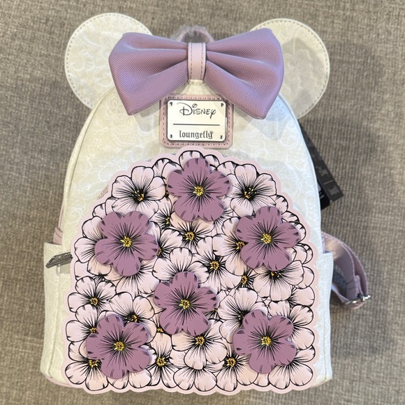 Loungefly Handbags - Loungefly Disney Floral lace print Backpack
